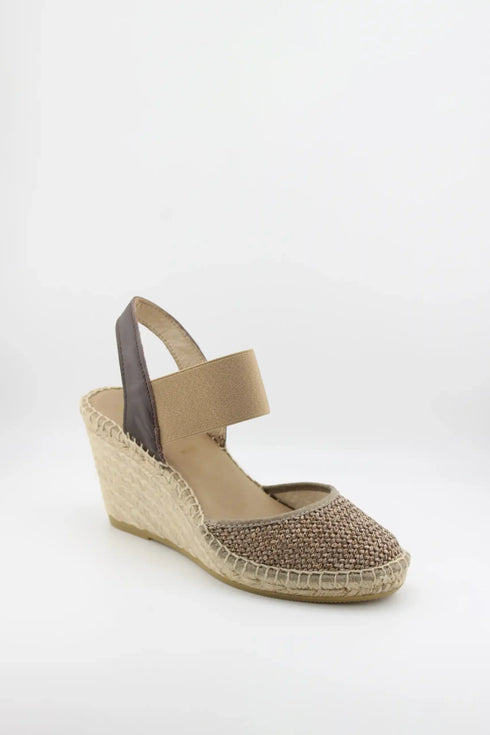Juncal Aguirre Glitter Espadrille Wedge